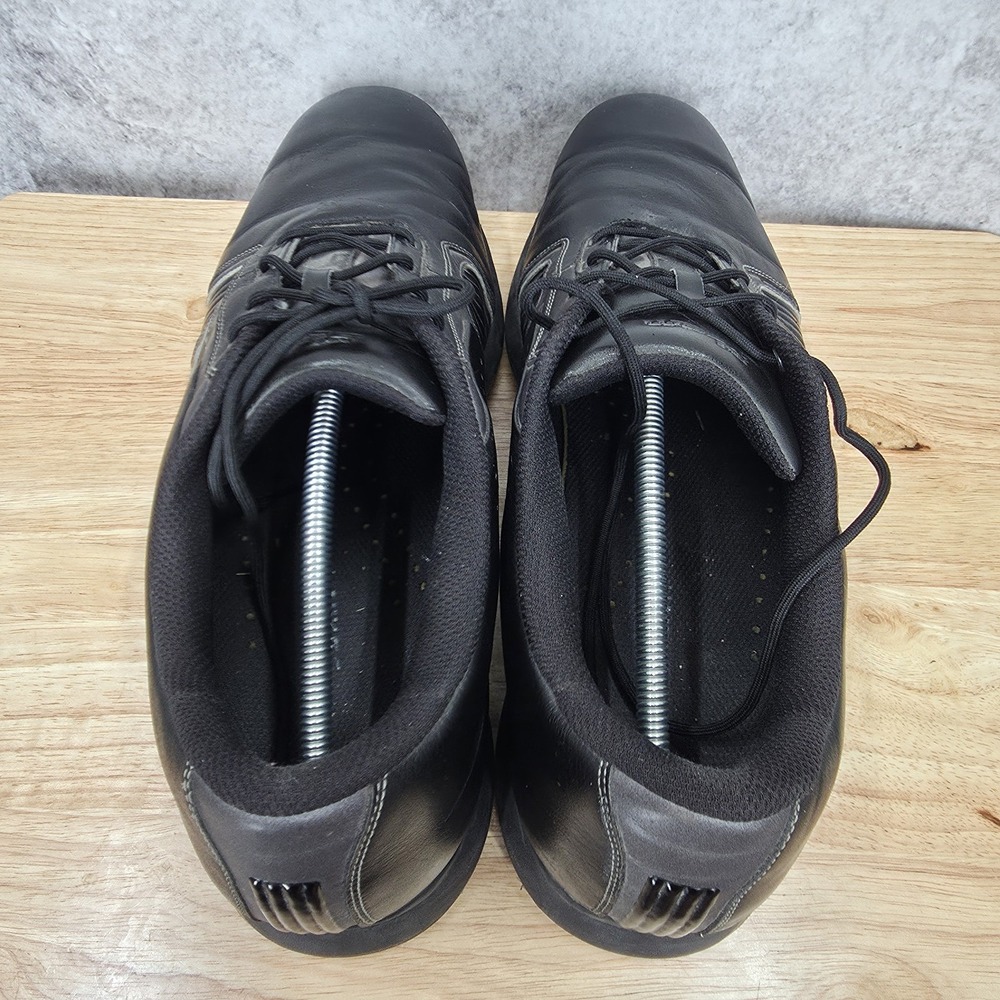 Nike Zoom Trophy Golf Shoes Mens 14 Black Metallic Leather Sneakers 483246-001 - Picture 8 of 11